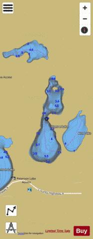 Tomoe Lake depth contour Map - i-Boating App