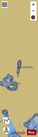 Toothpick Lake depth contour Map - i-Boating App
