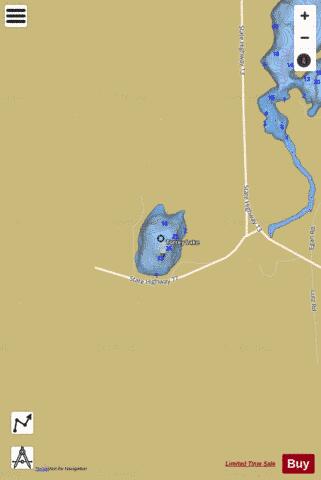 Torrey Lake depth contour Map - i-Boating App
