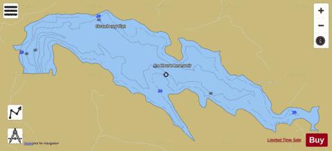 Ice House Reservoir depth contour Map - i-Boating App