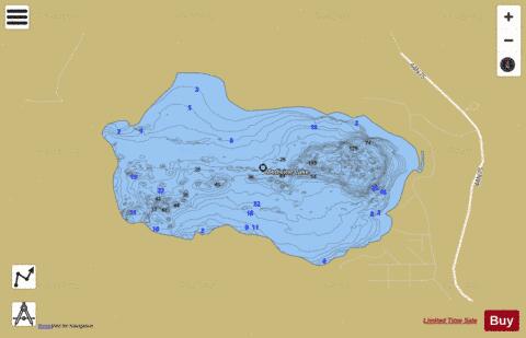 Medicine Lake depth contour Map - i-Boating App
