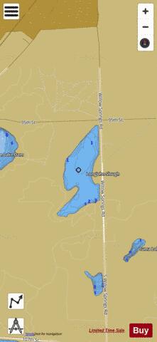 Long John Slough depth contour Map - i-Boating App
