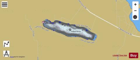 Ball Lake, Steuben county depth contour Map - i-Boating App