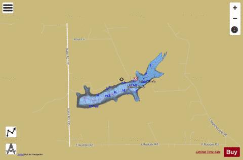 LAKE SALINDA, WASHINGTON depth contour Map - i-Boating App