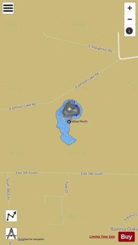 Round.Hamilton Lake, Steuben county depth contour Map - i-Boating App