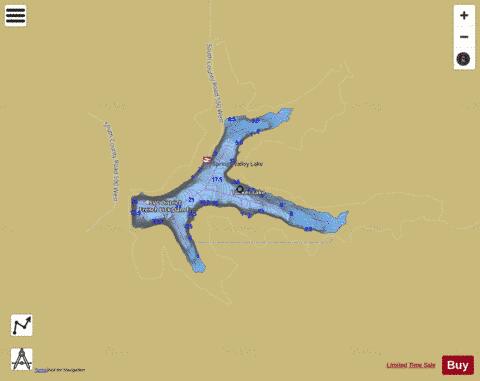 SPRINGS VALLEY LAKE, ORANGE depth contour Map - i-Boating App