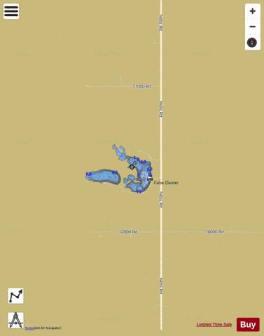 Altamont Idle Hour Lake depth contour Map - i-Boating App
