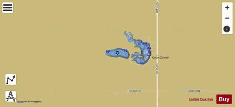Idle  Hour Lake depth contour Map - i-Boating App