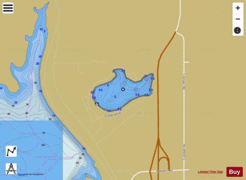Melvern River Pond, Osage depth contour Map - i-Boating App