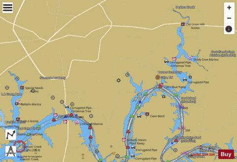 Cumberland River section 11_532_801 depth contour Map - i-Boating App