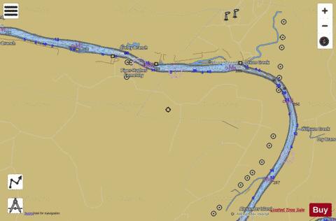 Cumberland River section 11_534_801 depth contour Map - i-Boating App