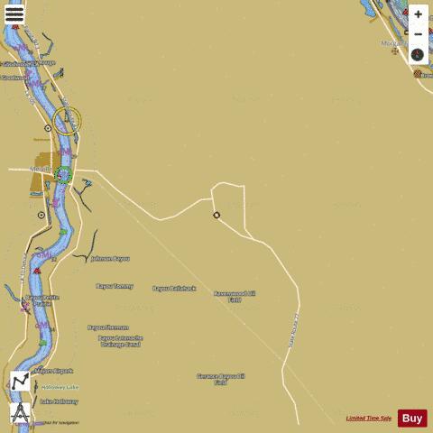Lower Mississippi River section 11_502_840 depth contour Map - i-Boating App