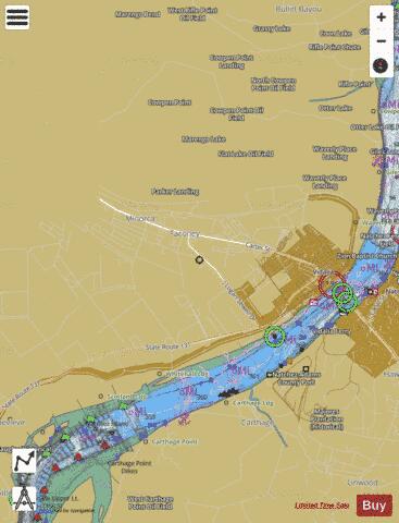 Lower Mississippi River section 11_503_834 depth contour Map - i-Boating App
