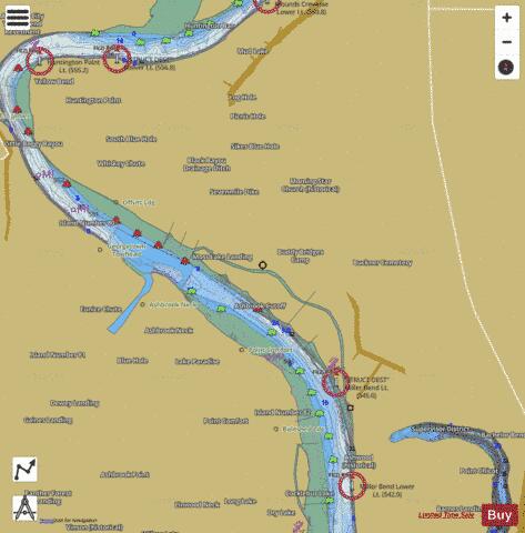 Lower Mississippi River section 11_505_821 depth contour Map - i-Boating App