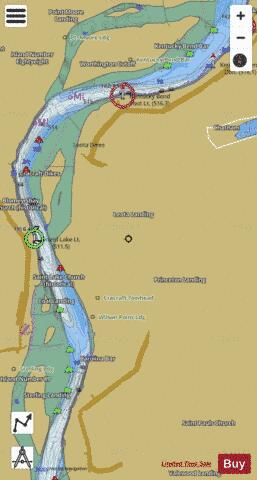 Lower Mississippi River section 11_505_824 depth contour Map - i-Boating App
