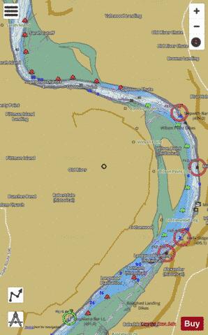 Lower Mississippi River section 11_505_825 depth contour Map - i-Boating App