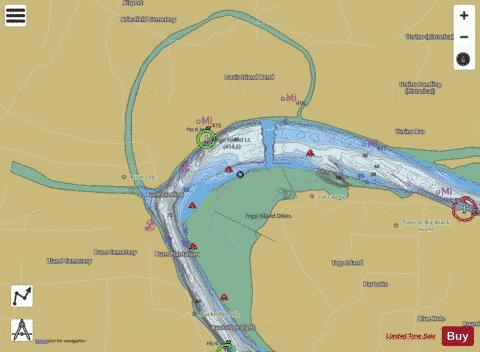 Lower Mississippi River section 11_505_830 depth contour Map - i-Boating App