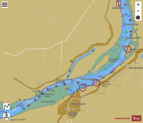 Lower Mississippi River section 11_508_815 depth contour Map - i-Boating App