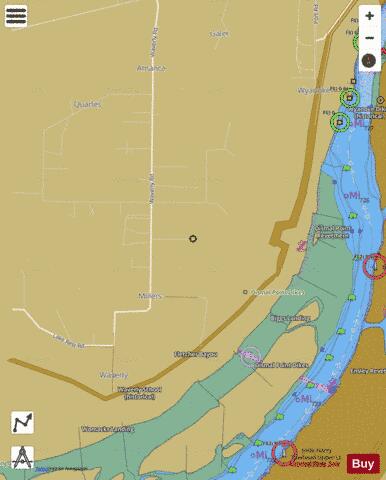 Lower Mississippi River section 11_510_810 depth contour Map - i-Boating App