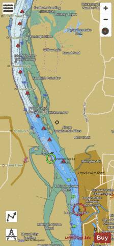 Lower Mississippi River section 11_511_809 depth contour Map - i-Boating App