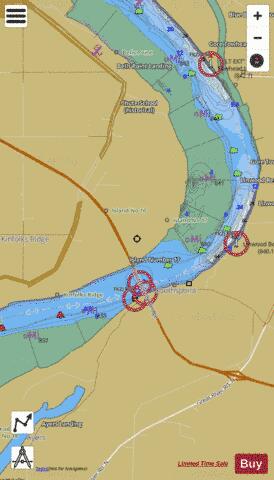 Lower Mississippi River section 11_514_803 depth contour Map - i-Boating App