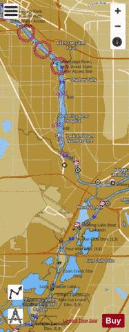 Upper Mississippi River section 11_493_737 depth contour Map - i-Boating App