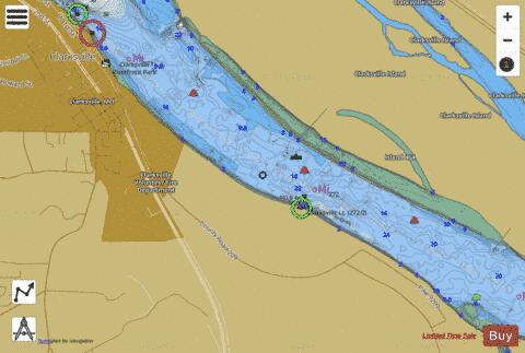 Upper Mississippi River section 11_506_780 depth contour Map - i-Boating App