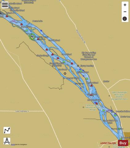 Upper Mississippi River section 11_507_780 depth contour Map - i-Boating App