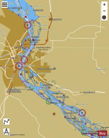 Upper Mississippi River section 11_508_756 depth contour Map - i-Boating App