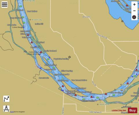 Upper Mississippi River section 11_508_783 depth contour Map - i-Boating App