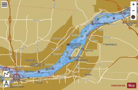 Upper Mississippi River section 11_509_763 depth contour Map - i-Boating App