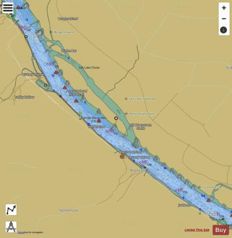 Upper Mississippi River section 11_510_789 depth contour Map - i-Boating App