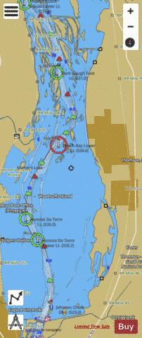 Upper Mississippi River section 11_511_760 depth contour Map - i-Boating App