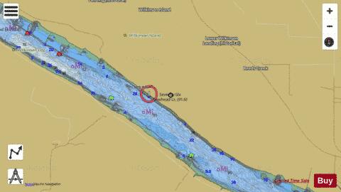 Upper Mississippi River section 11_514_791 depth contour Map - i-Boating App