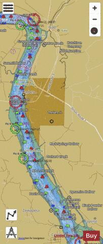 Upper Mississippi River section 11_515_795 depth contour Map - i-Boating App