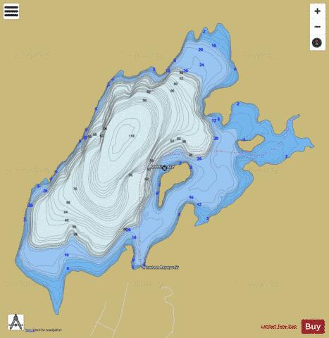 Morris Lake(Newton Reservoir) depth contour Map - i-Boating App