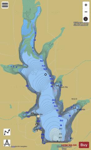 ClearCreek depth contour Map - i-Boating App