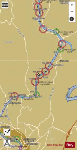Monongahela River section 11_569_777 depth contour Map - i-Boating App