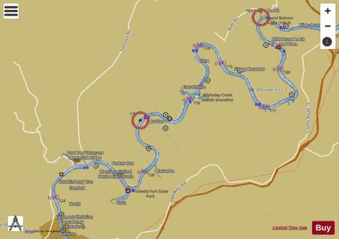 Monongahela River section 11_568_778 depth contour Map - i-Boating App