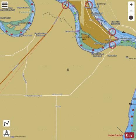 Ohio River section 11_516_797 depth contour Map - i-Boating App