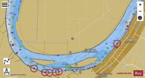 Ohio River section 11_525_791 depth contour Map - i-Boating App