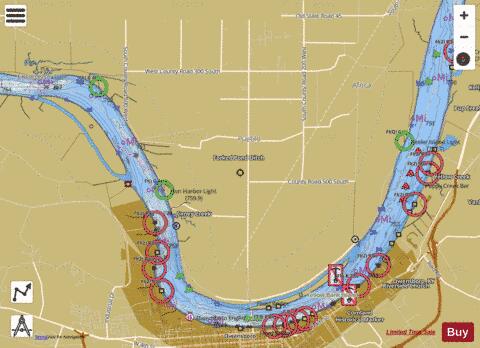 Ohio River section 11_528_791 depth contour Map - i-Boating App