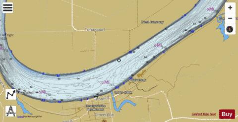 Ohio River section 11_531_791 depth contour Map - i-Boating App