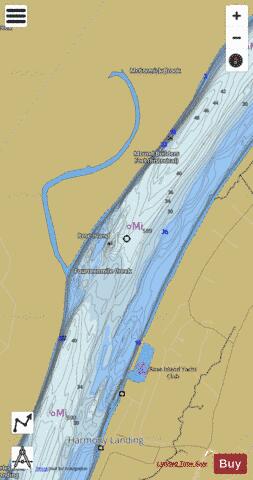 Ohio River section 11_536_786 depth contour Map - i-Boating App