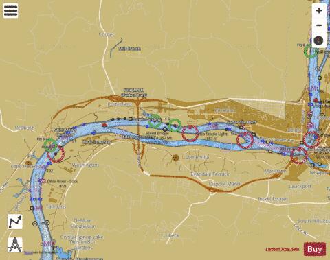 Ohio River section 11_559_780 depth contour Map - i-Boating App