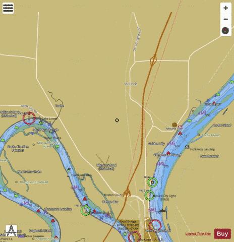 Ohio River section 11_516_796 depth contour Map - i-Boating App