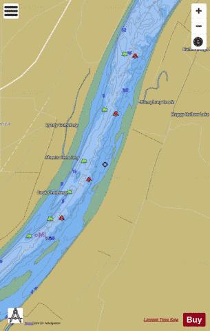 Ohio River section 11_517_796 depth contour Map - i-Boating App