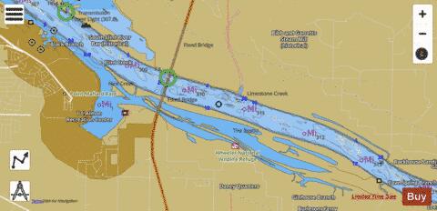 Tennessee River section 11_529_814 depth contour Map - i-Boating App