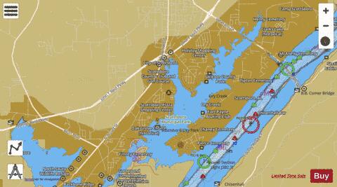 Tennessee River section 11_534_813 depth contour Map - i-Boating App