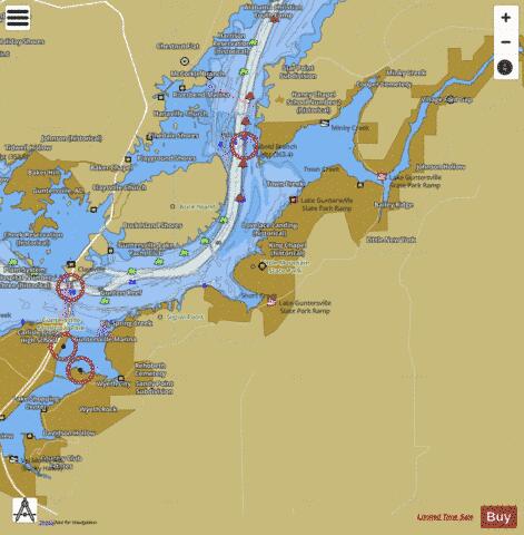Tennessee River section 11_533_815 depth contour Map - i-Boating App